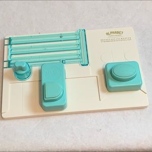 We R Memory Keepers alphabet punch board